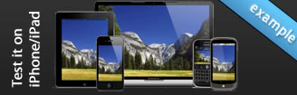 Image Gallery for touch devices